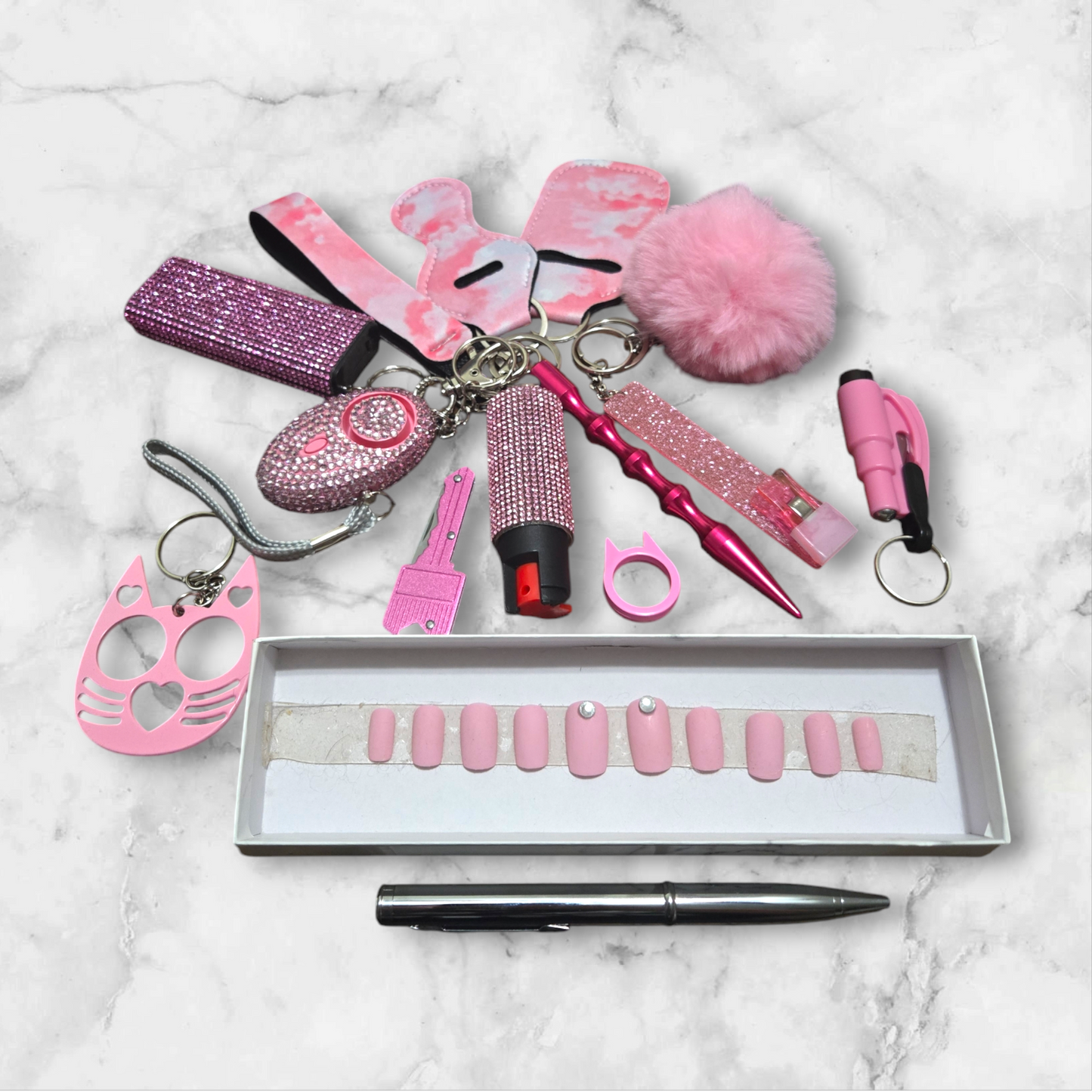 Simply Pink Super Safety Keychain