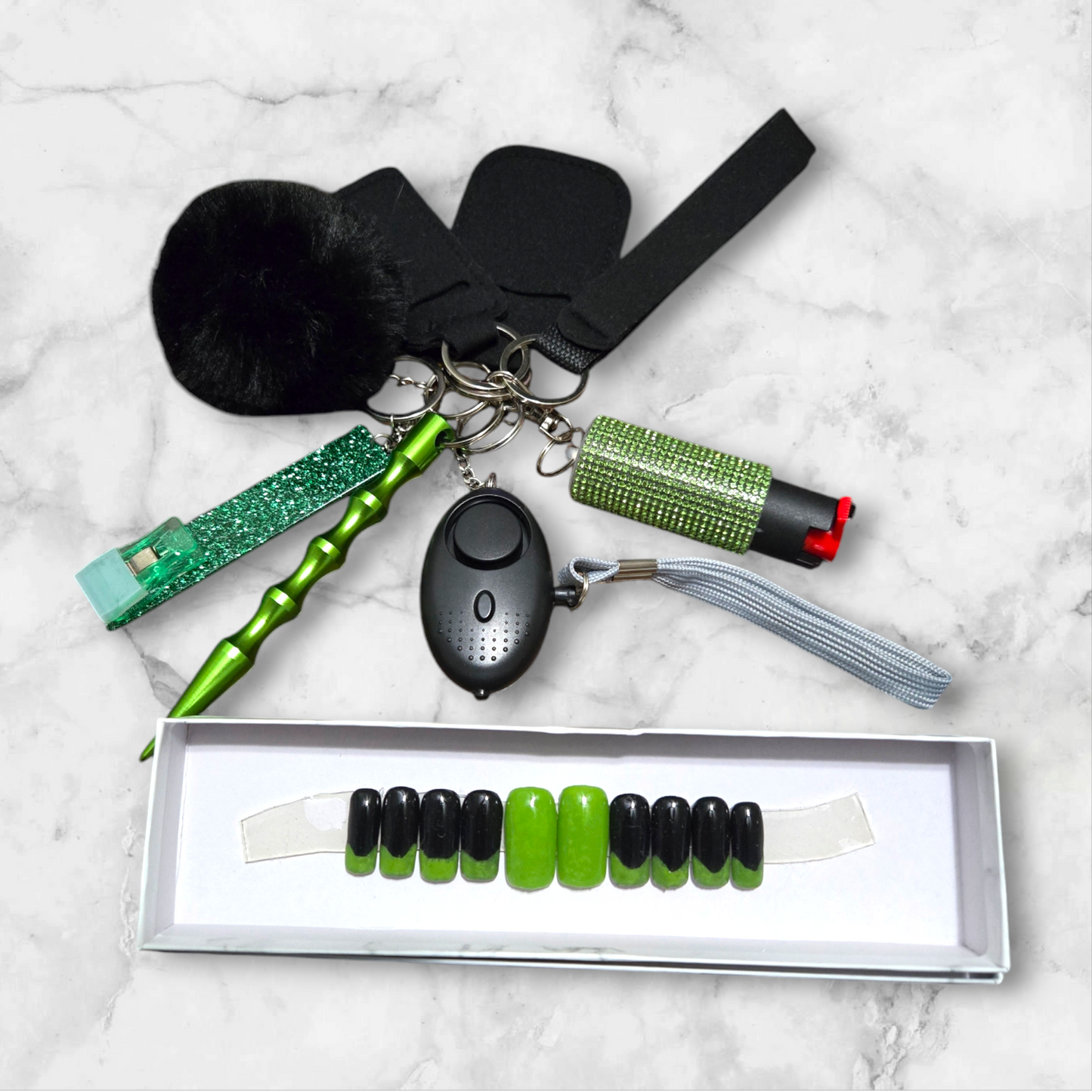 Glow In The Dark Basic Keychain