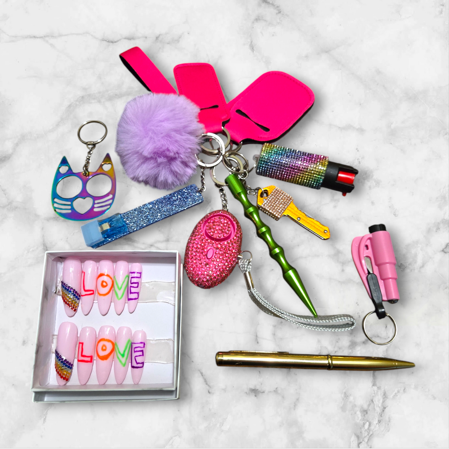 Pride Love, It'll Do Keychain