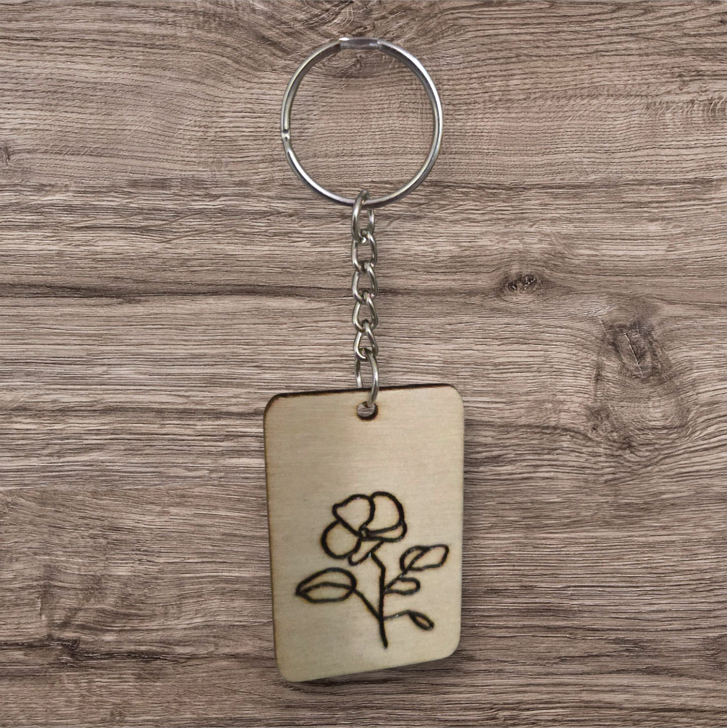 Rose Keychain