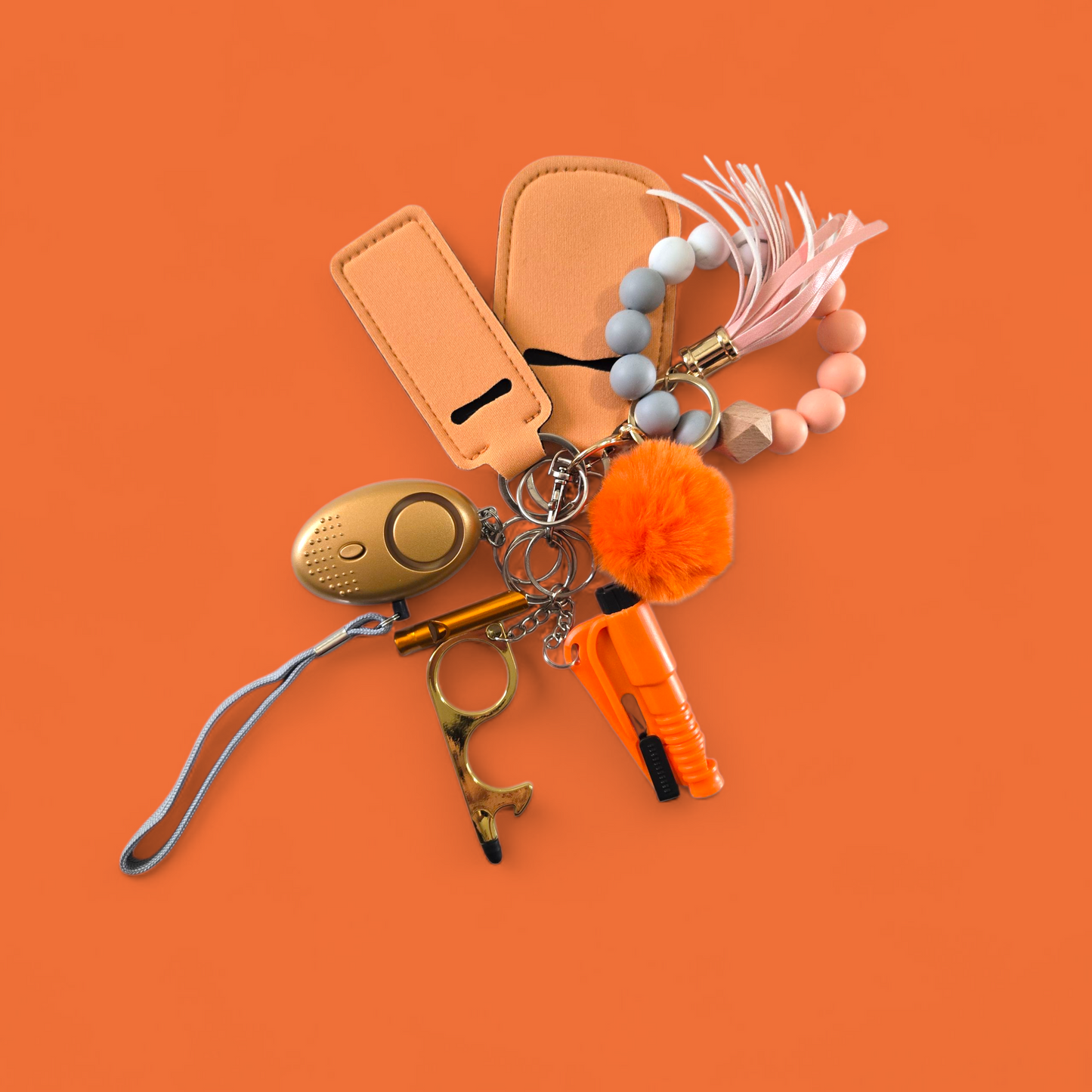 Orange kids Keychain