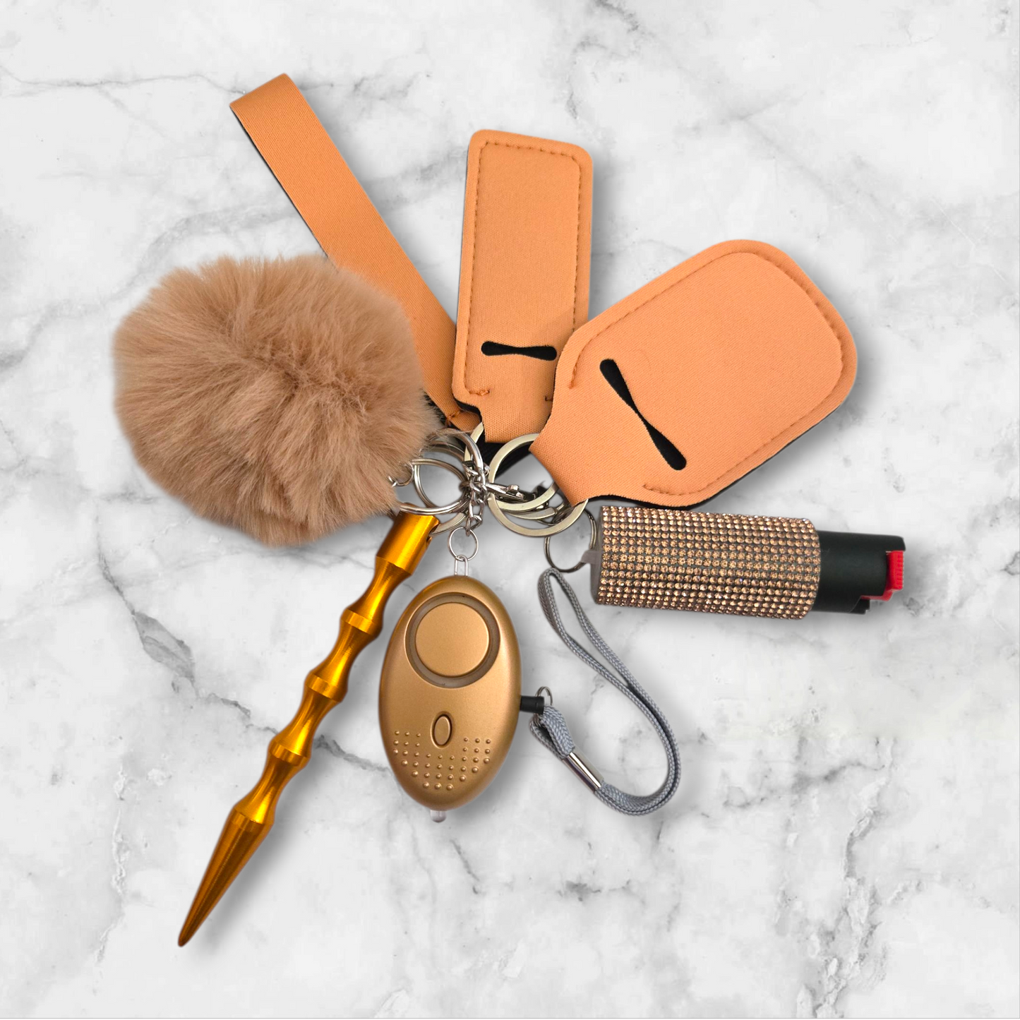 Orange Basic Keychain