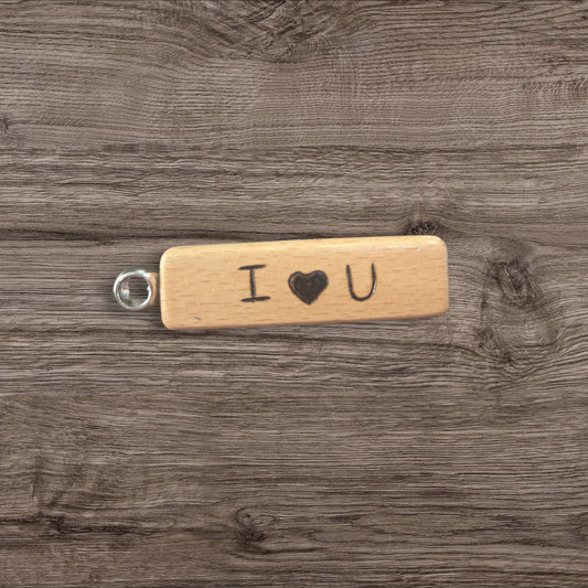 I <3 U Keychain