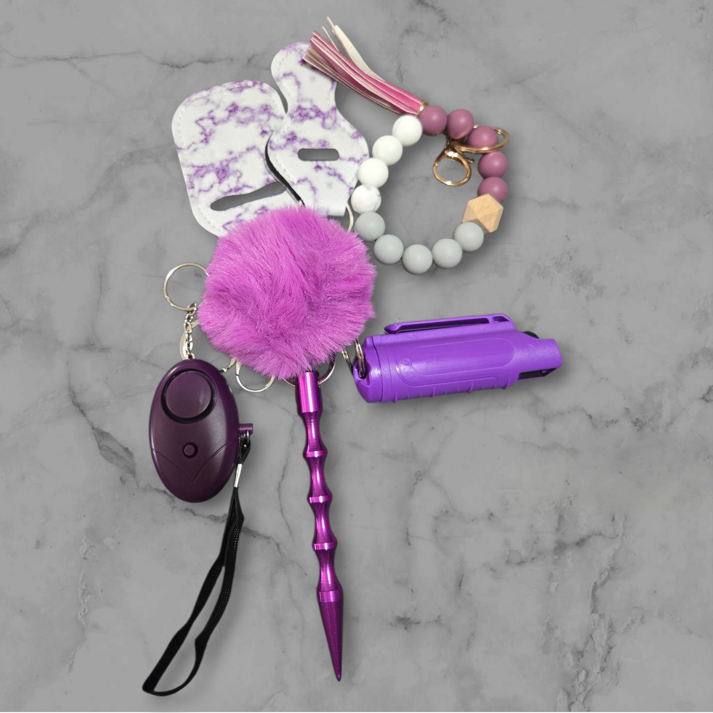 Purple Basic Keychain