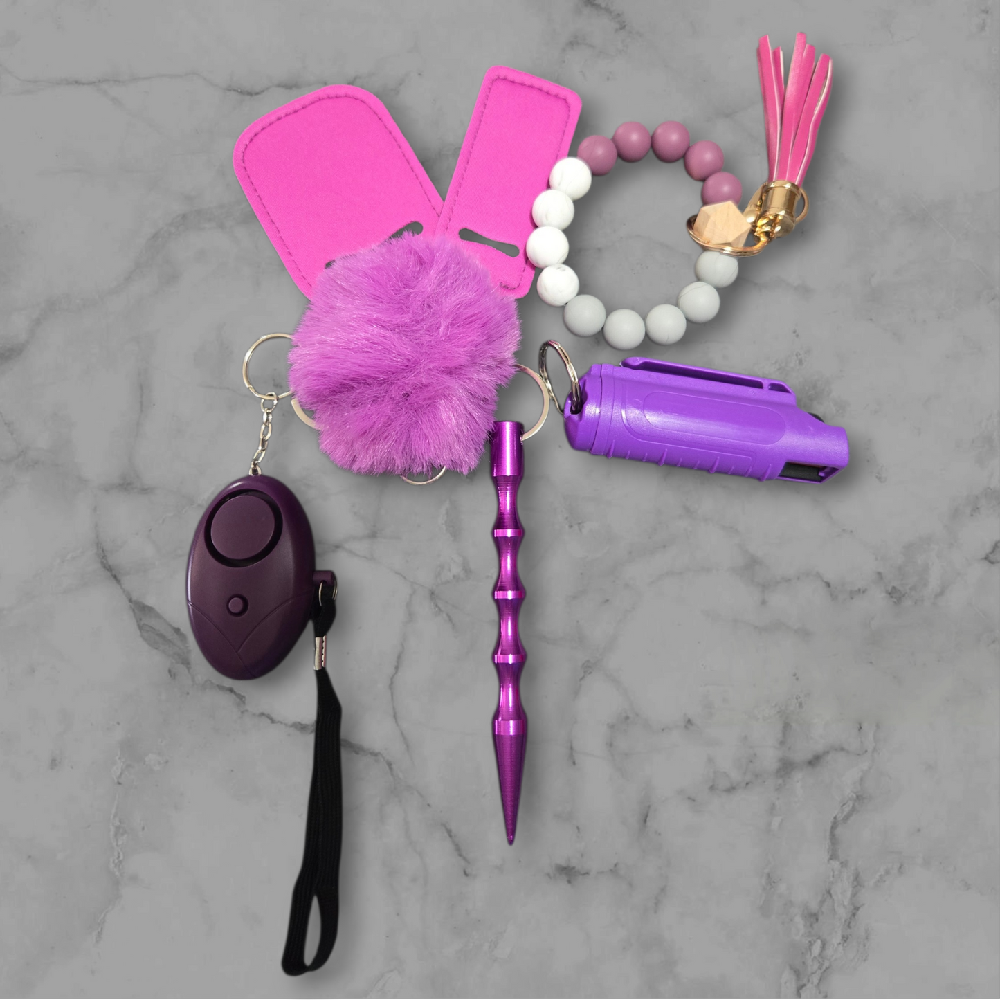 Purple Basic Keychain