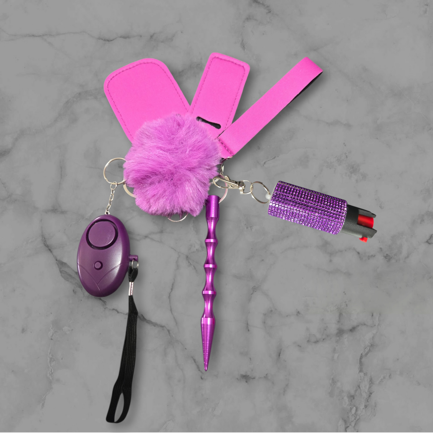 Purple Basic Keychain