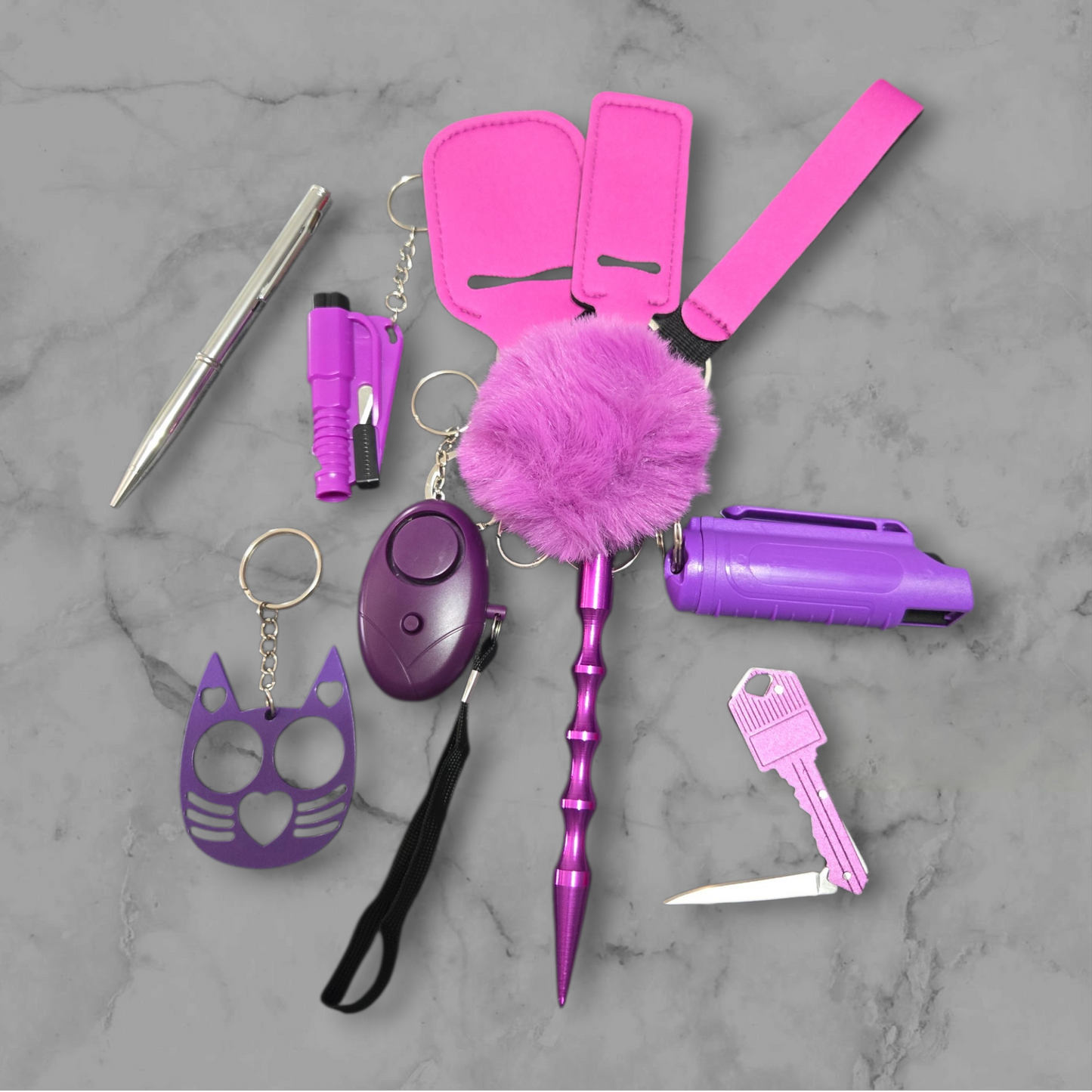 Purple It'll Do Keychain