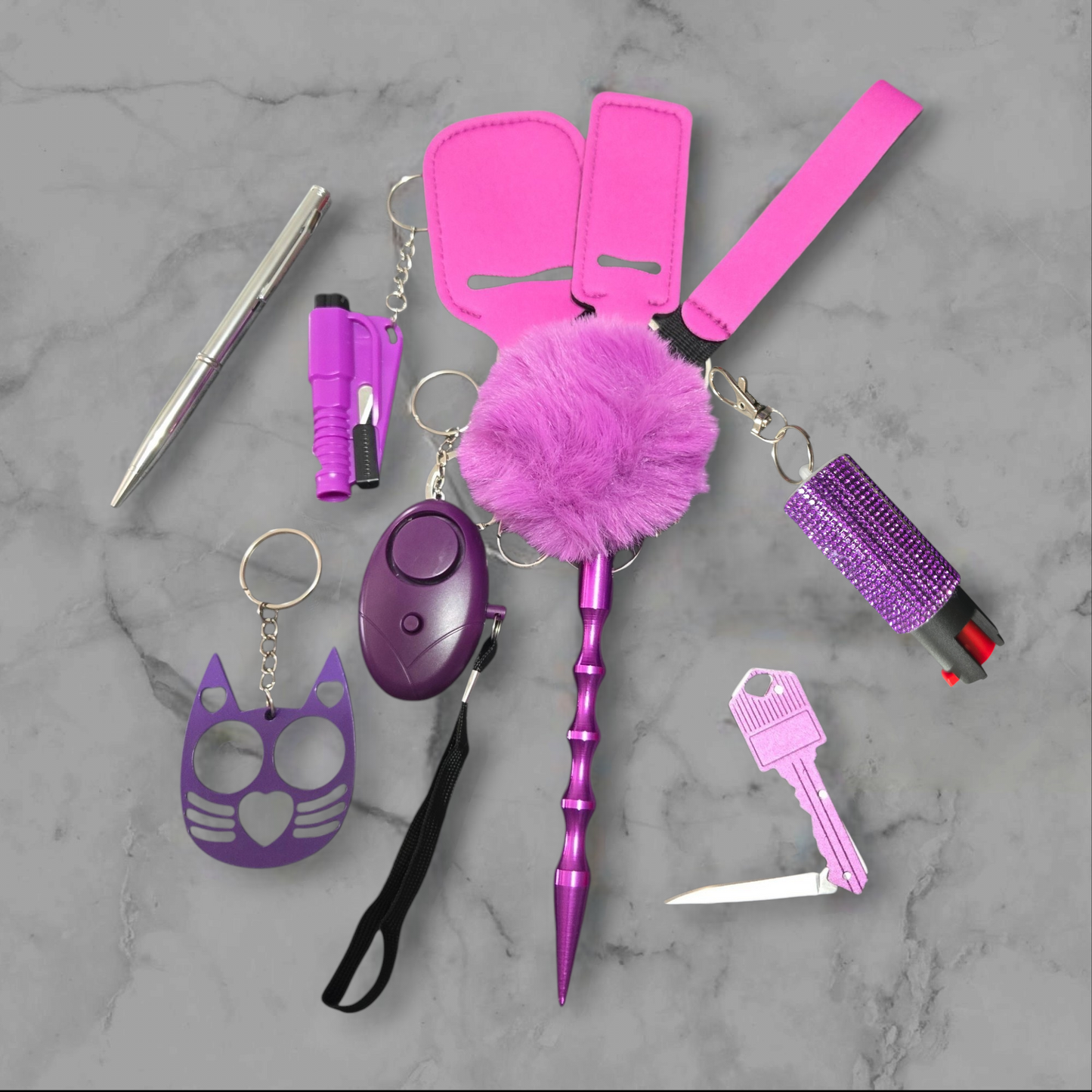 Purple It'll Do Keychain