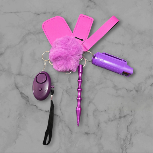 Purple Basic Keychain