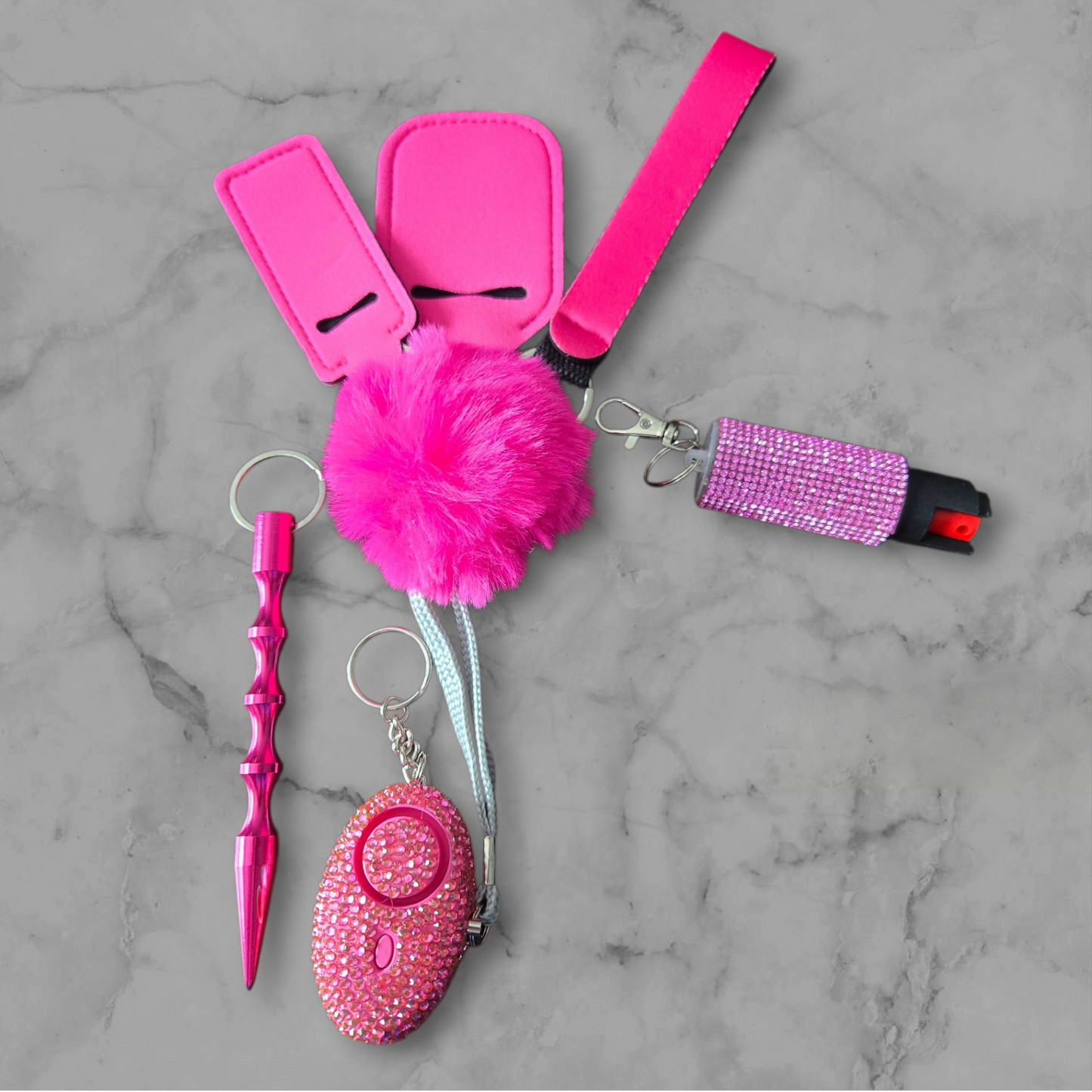 Pink Basic Keychain