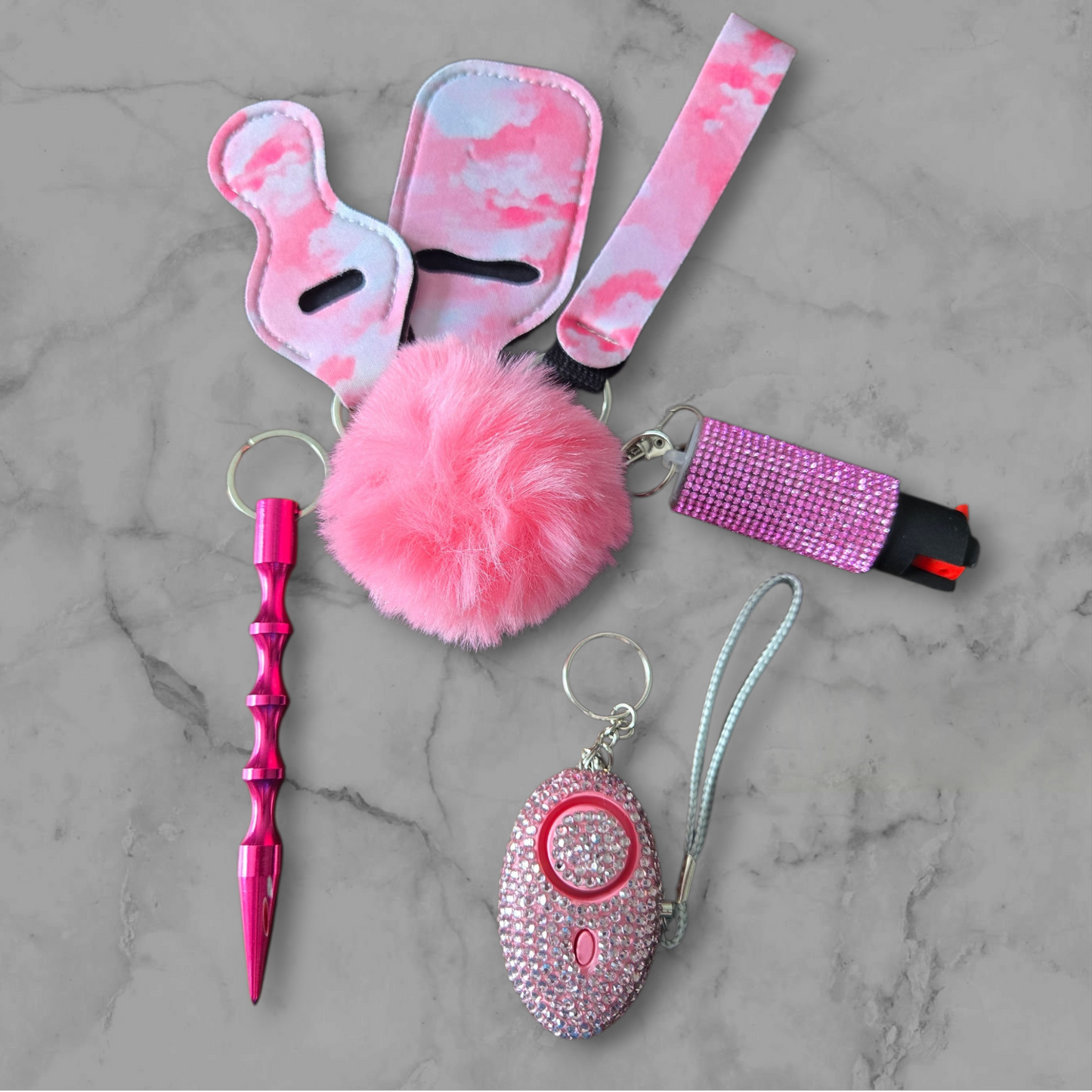 Pink Basic Keychain