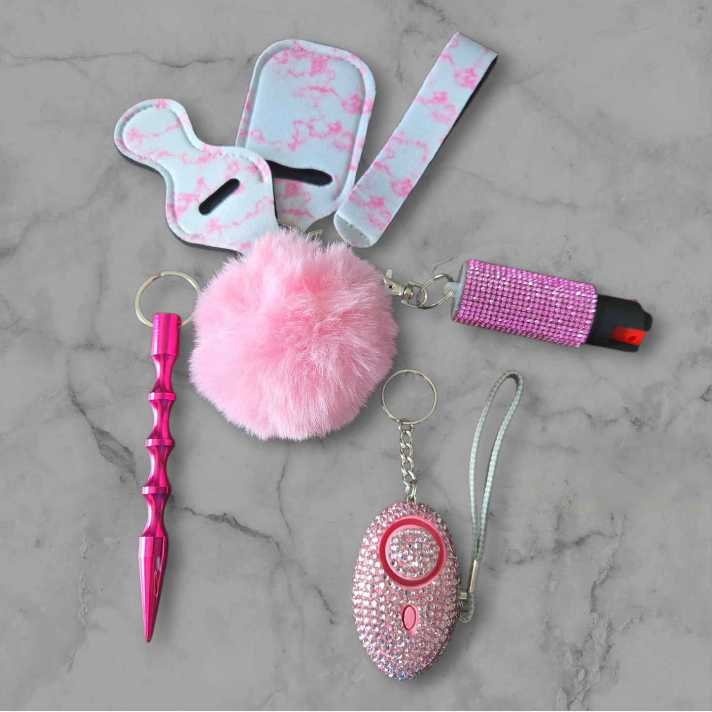 Pink Basic Keychain