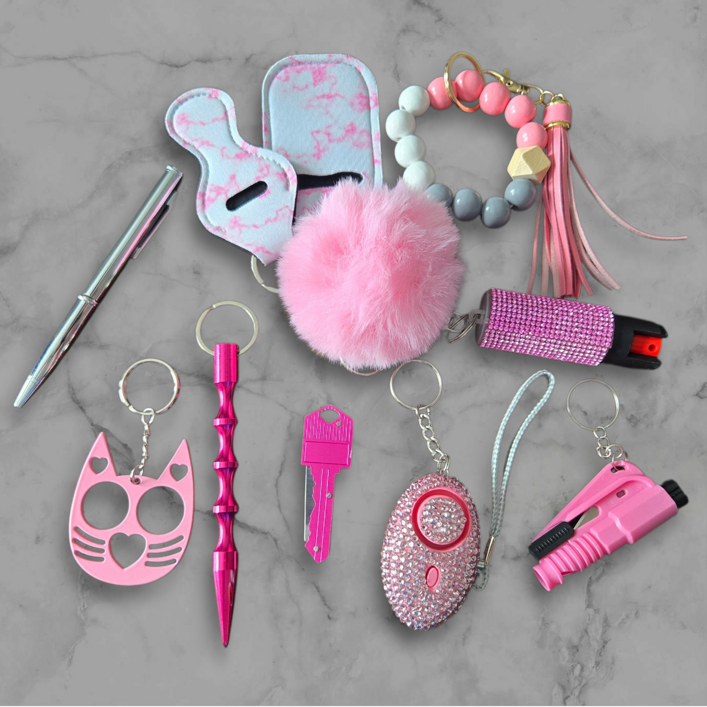 Pink It'll Do Keychain