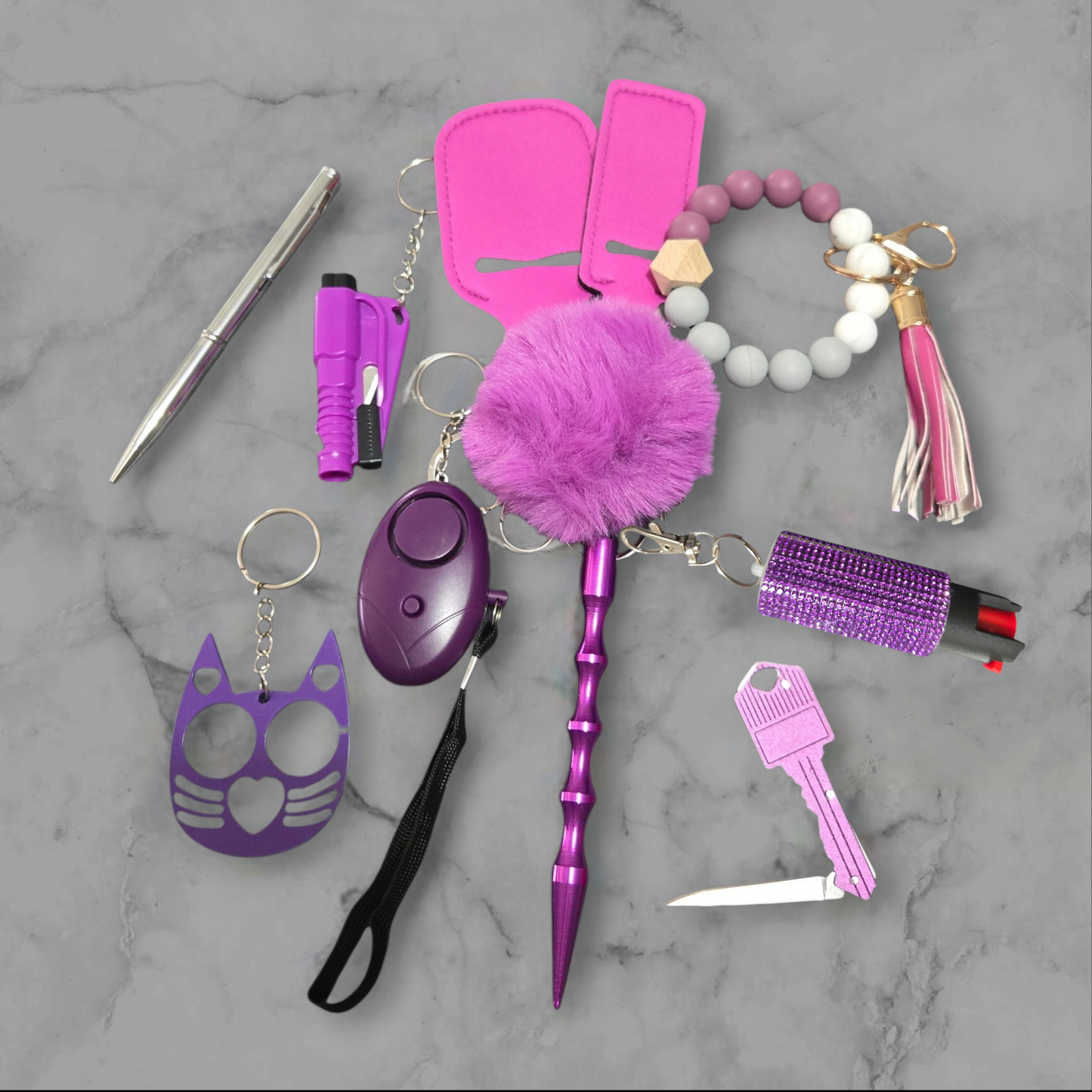 Purple It'll Do Keychain