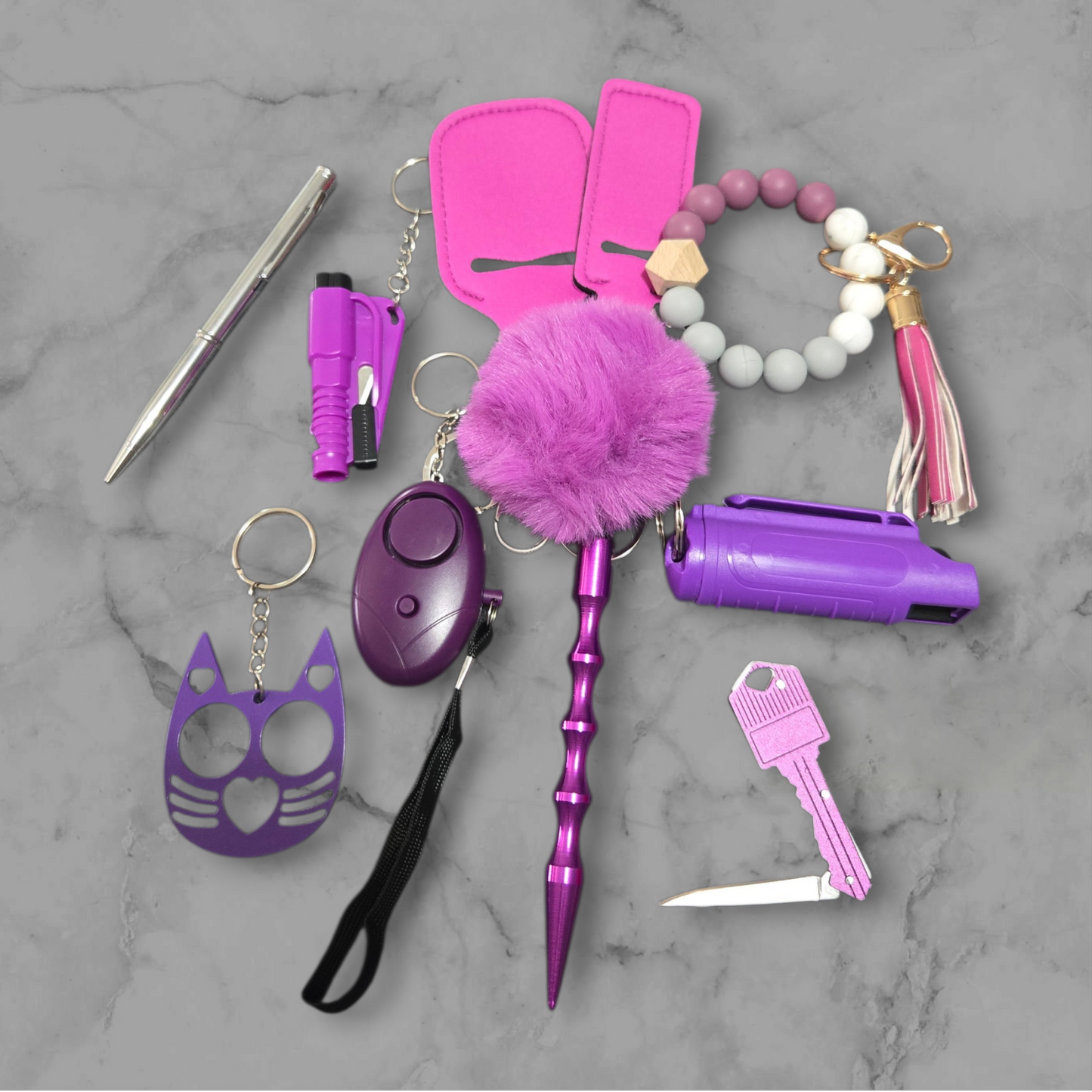 Purple It'll Do Keychain