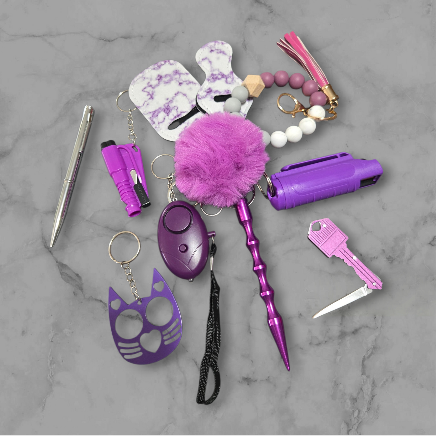 Purple It'll Do Keychain