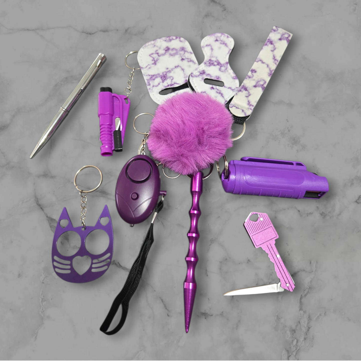 Purple It'll Do Keychain
