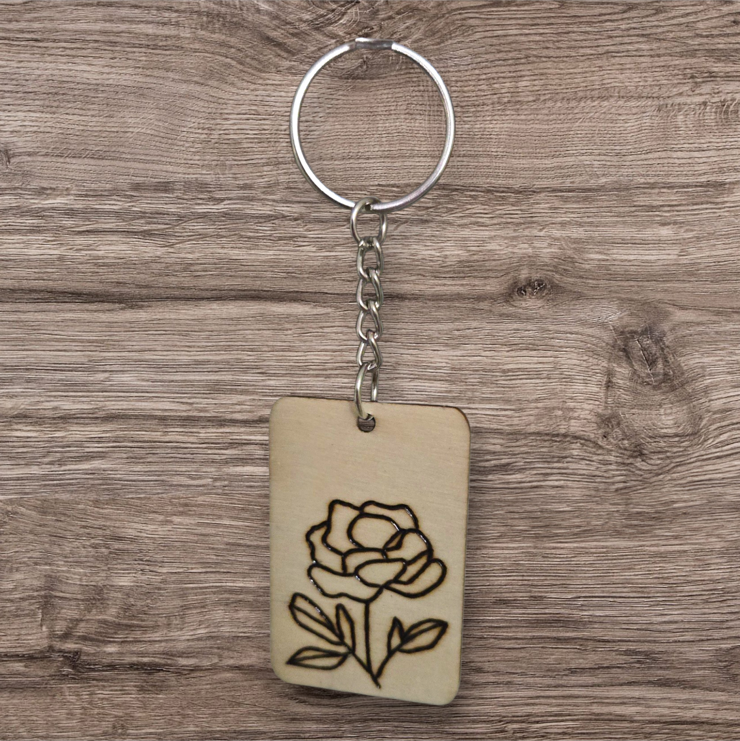 Rose Keychain