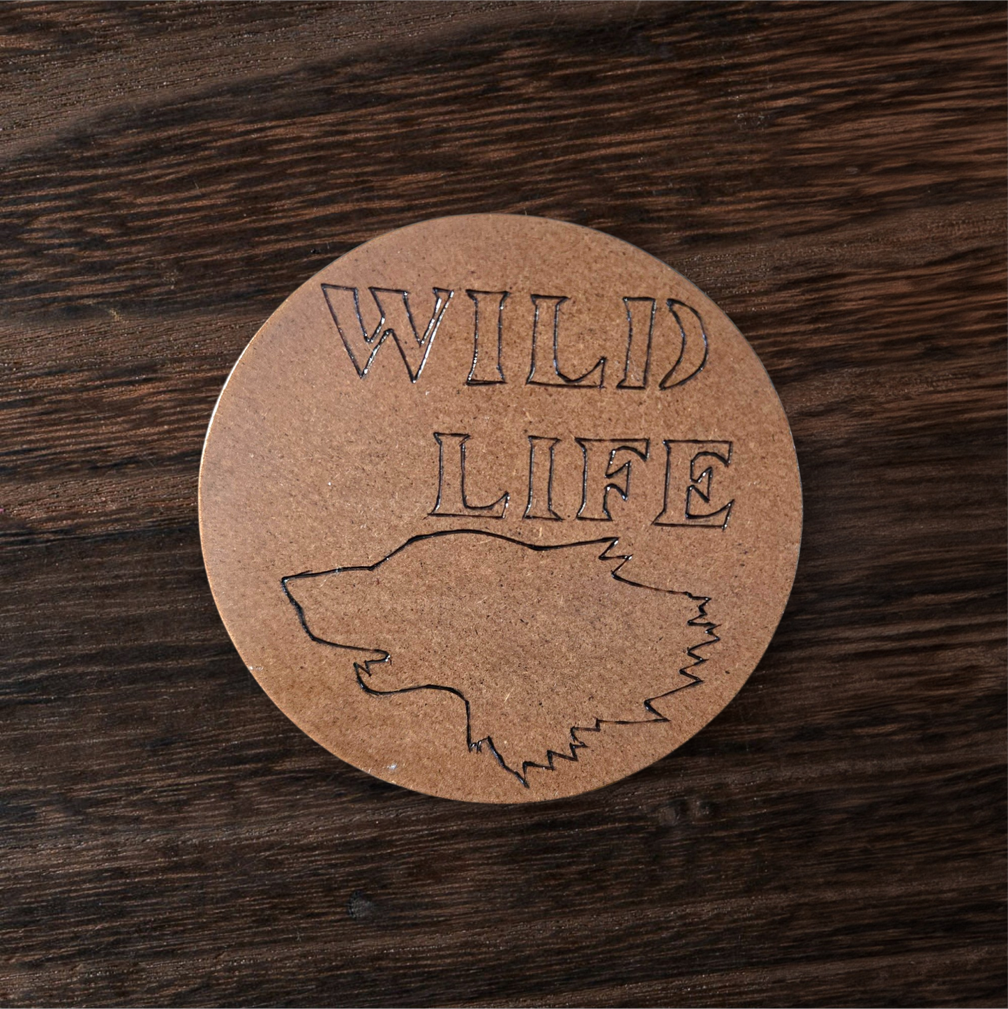 Cabin in the Woods Decorative Coaster