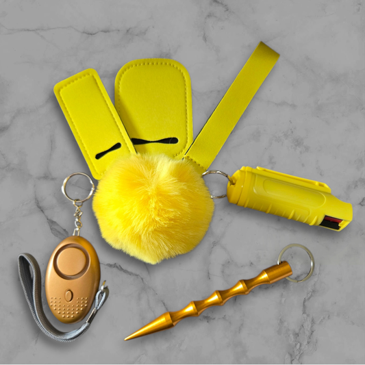 Yellow Basic Keychain