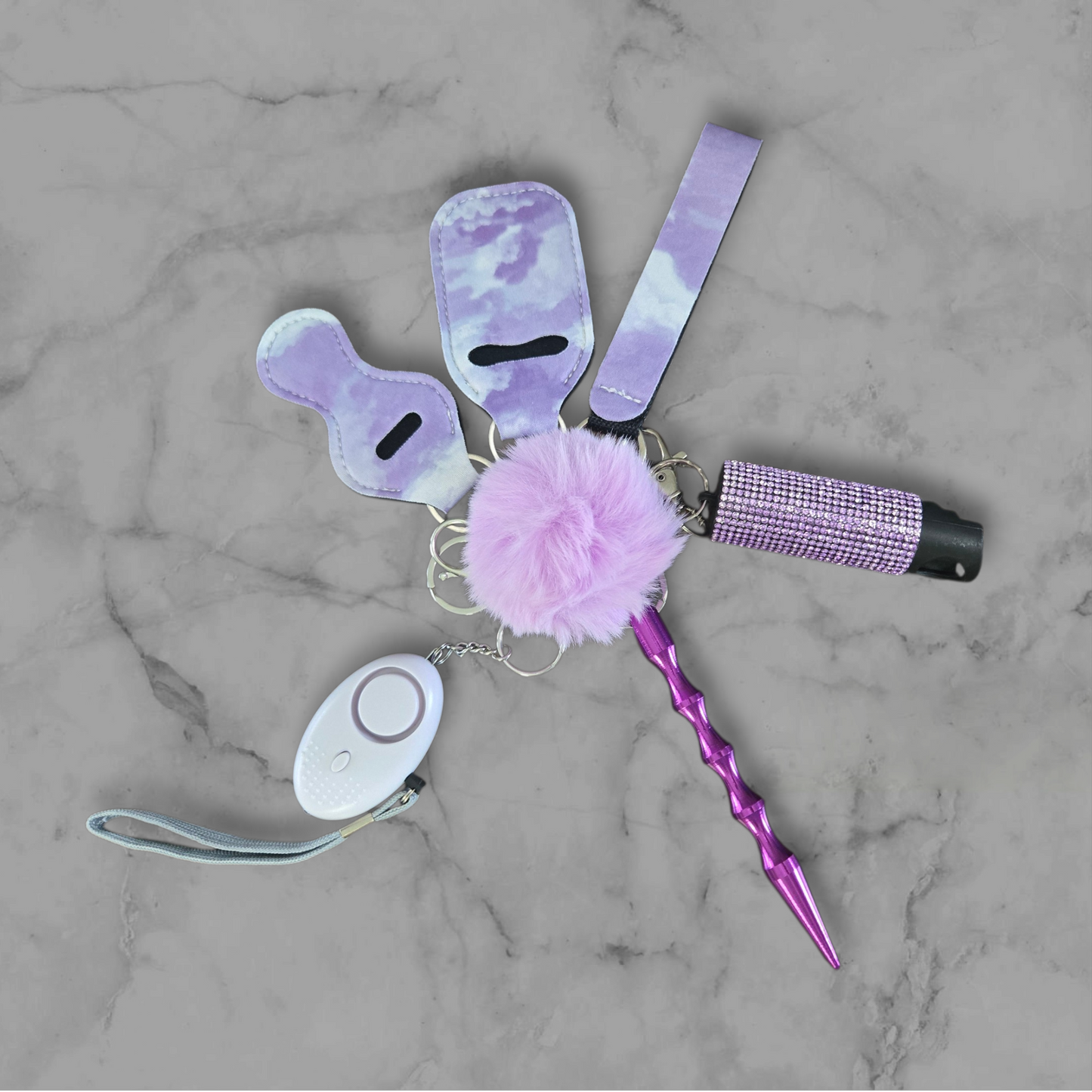 Light Purple Basic Keychain