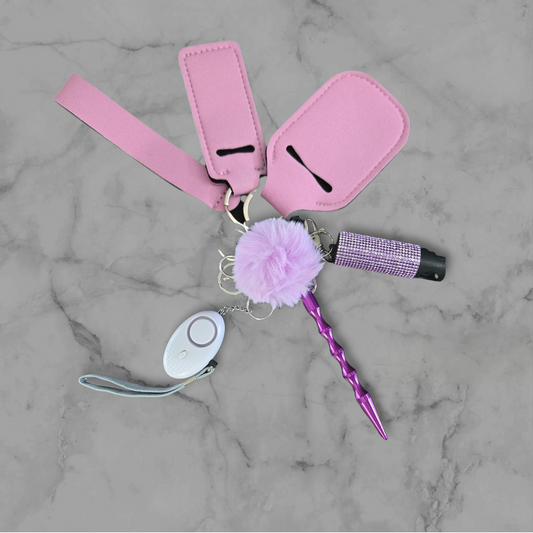 Light Purple Basic Keychain