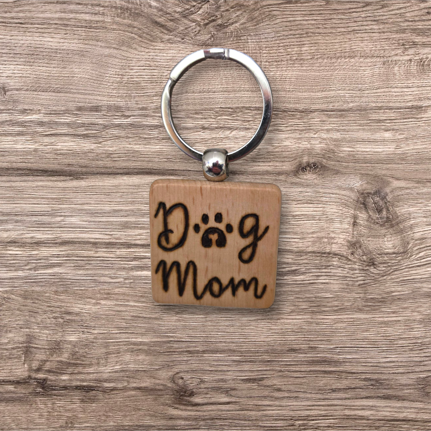 Dog Mom Keychain