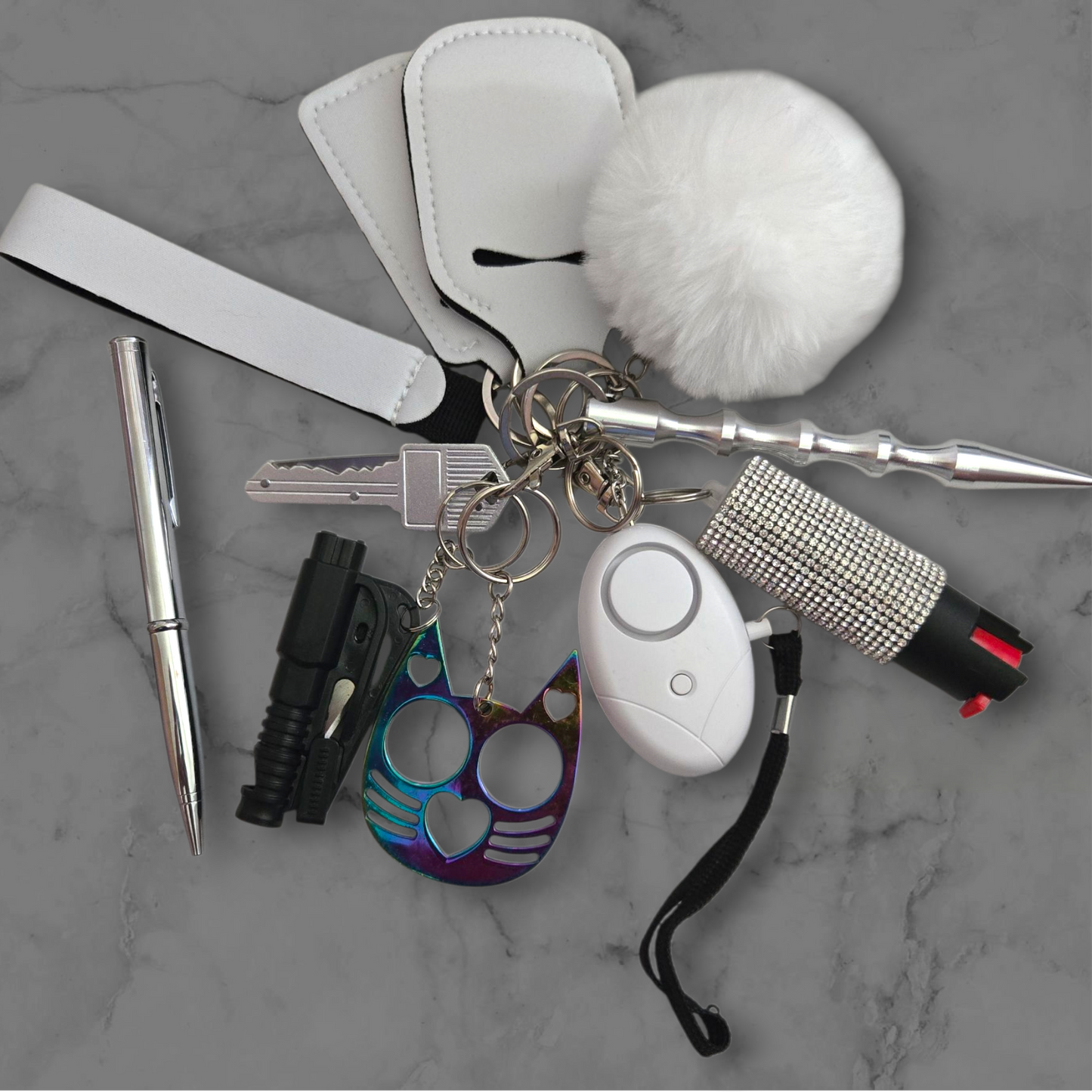 White It'll Do Keychain