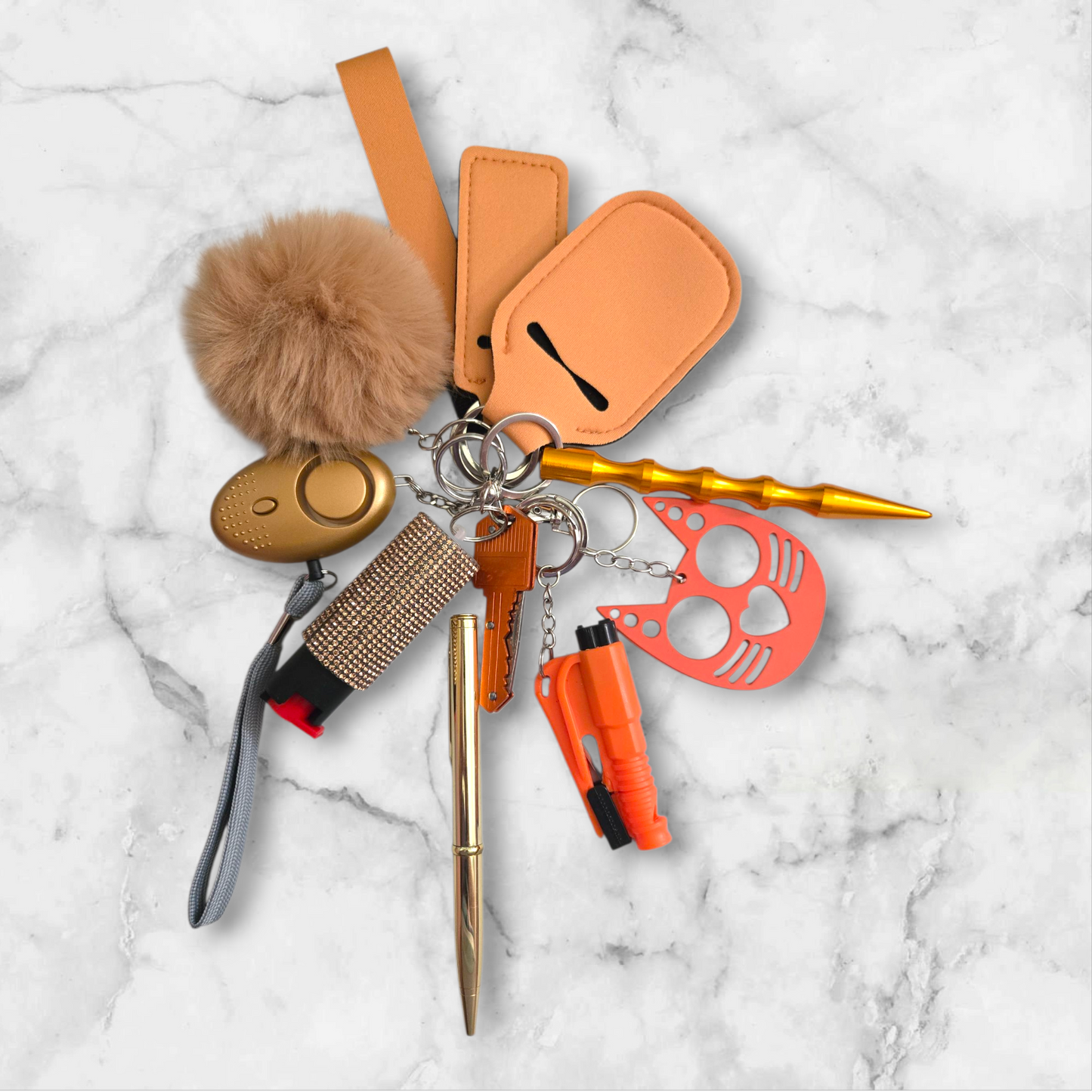 Orange It'll Do Keychain