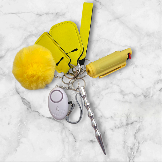 Yellow Basic Keychain