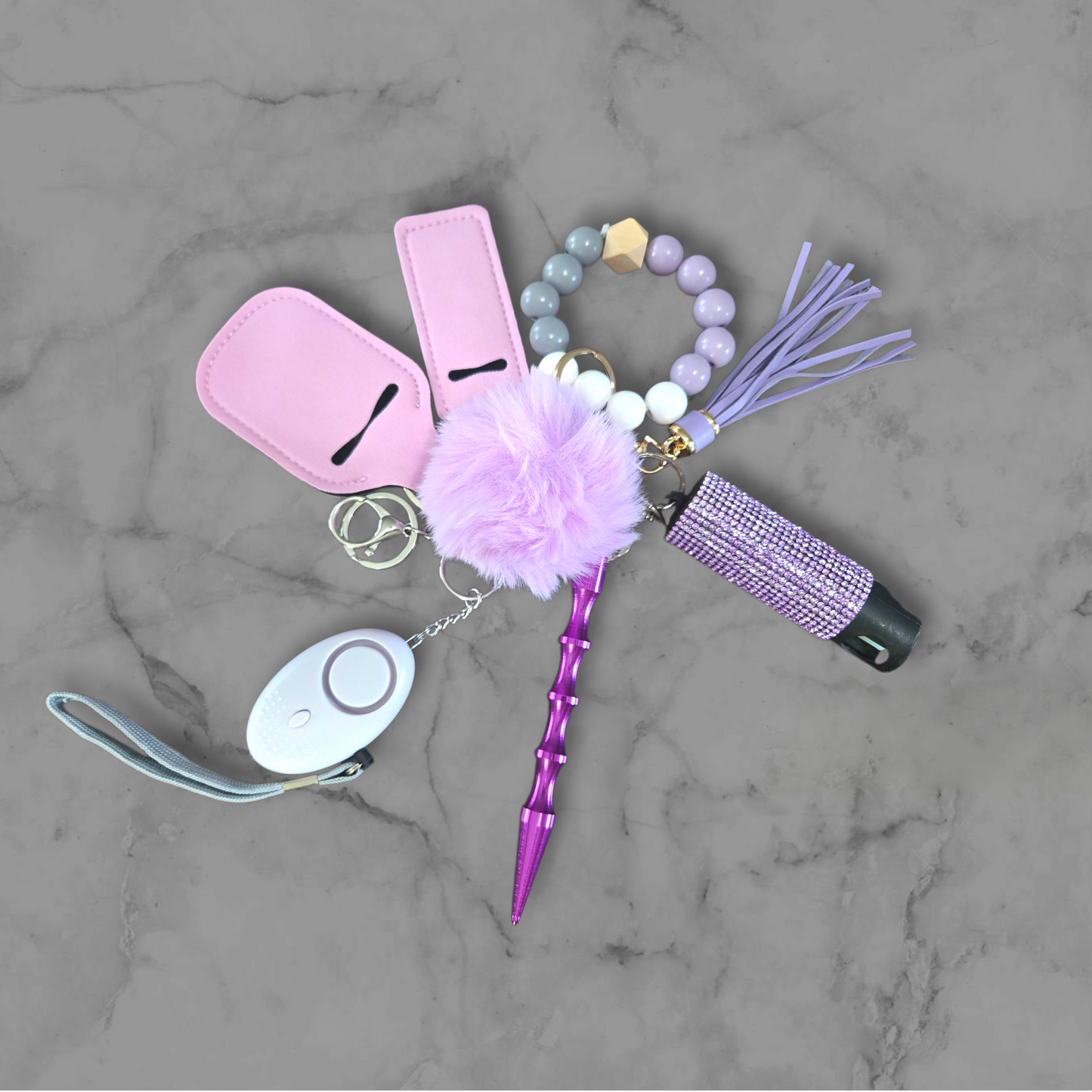 Light Purple Basic Keychain