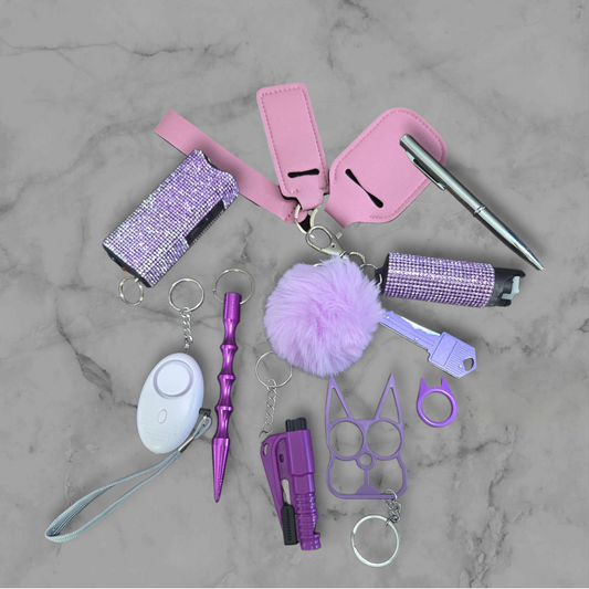 Light Purple Super Safety Keychain
