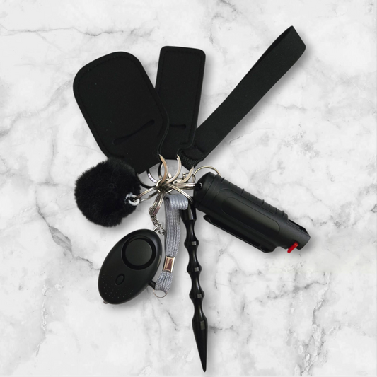 Black Basic Keychain