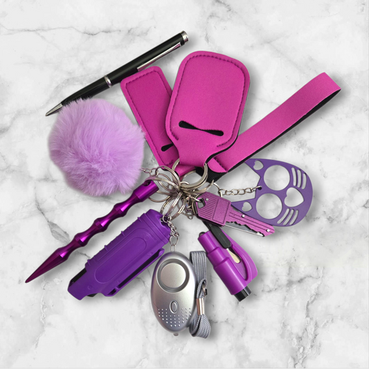 Purple It'll Do Keychain