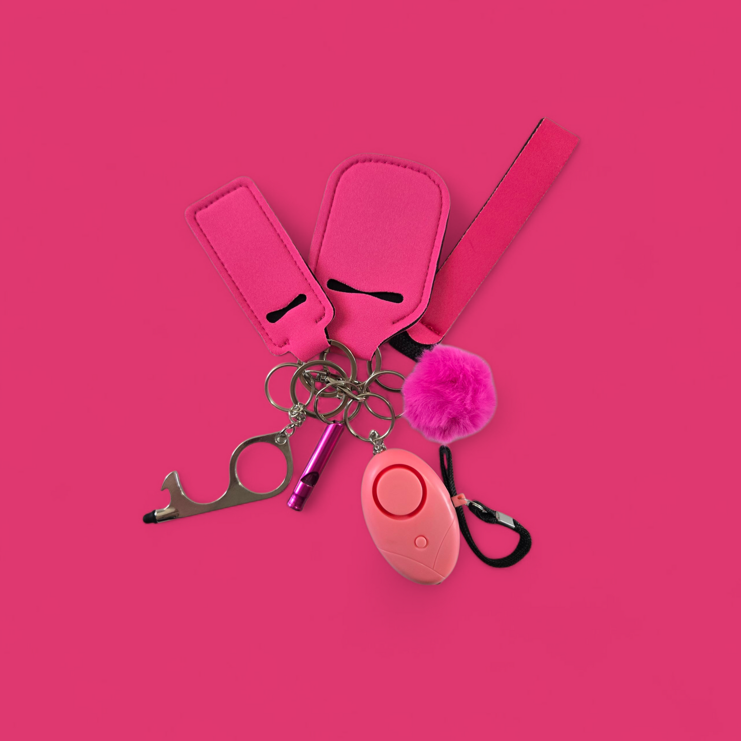 Pink Kids Keychain